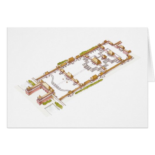 Forbbiden City Beijing. Detail Cards (Front Horizontal)