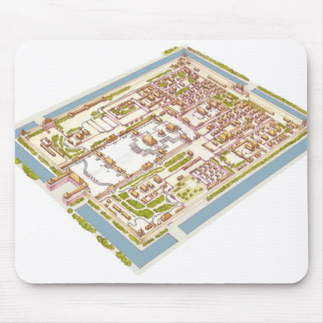 Forbbiden City Beijing Mouse Pad (Front)