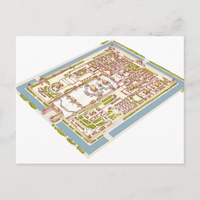 Forbbiden City Beijing Postcard (Front)