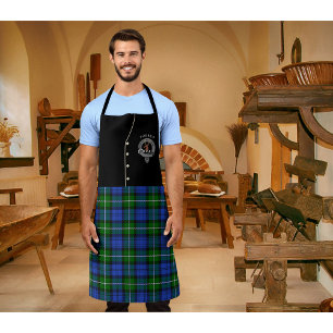 Forbes Clan Badge & Tartan Kilt Apron