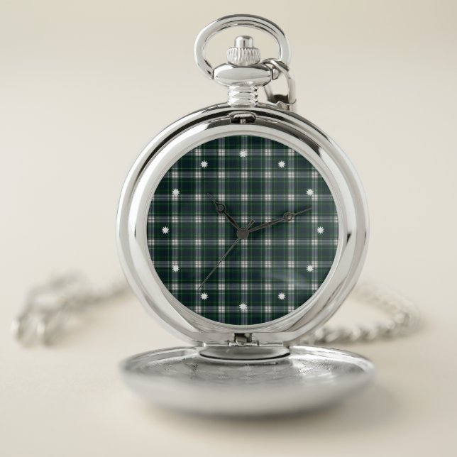 Forbes Dress Original Scottish Tartan  Pocket Watch (Inside)