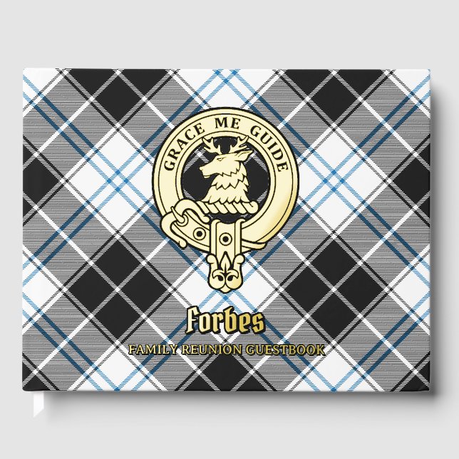 Forbes Family Reunion Foil Guest Book (Front)