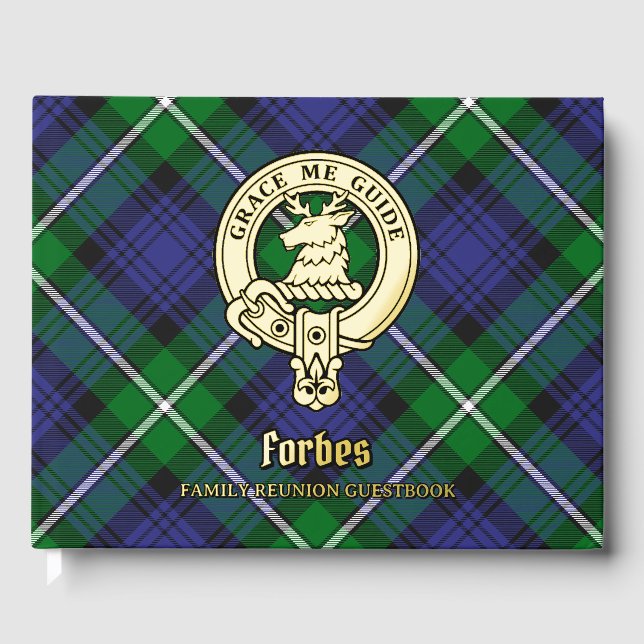 Forbes Family Reunion Foil Guest Book (Front)
