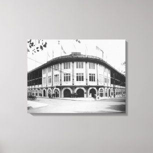 Forbes Field Stadium Pittsburgh Baseball Canvas Print
