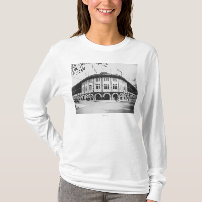 Forbes Field Stadium Pittsburgh Baseball T-Shirt (Front)