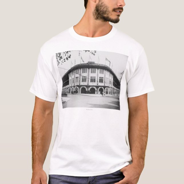 Forbes Field Stadium Pittsburgh Baseball T-Shirt (Front)