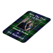 Forbes Plaid Photo Save the Date Magnet (Left Side)