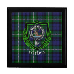Forbes Scottish Clan Tartan & Crest Gift Box
