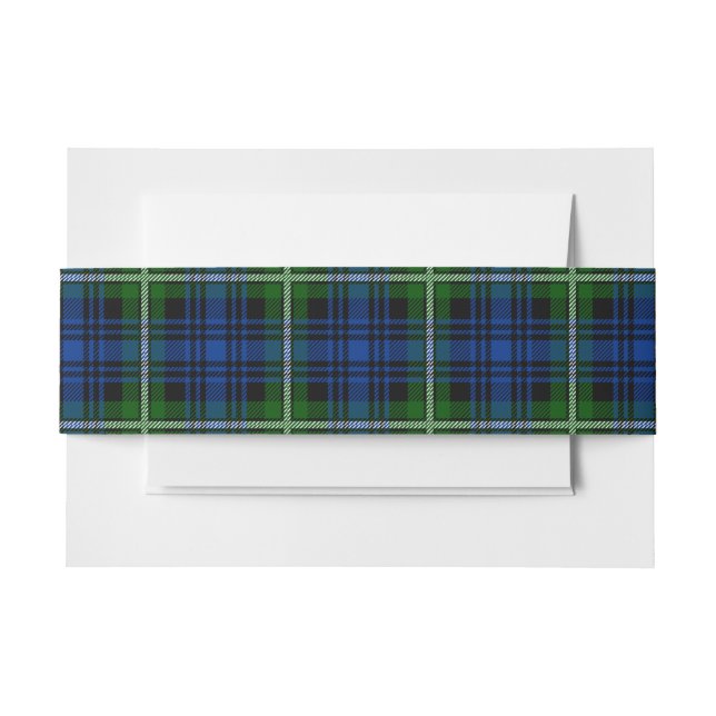 Forbes Scottish Tartan Belly Band (Front Example)
