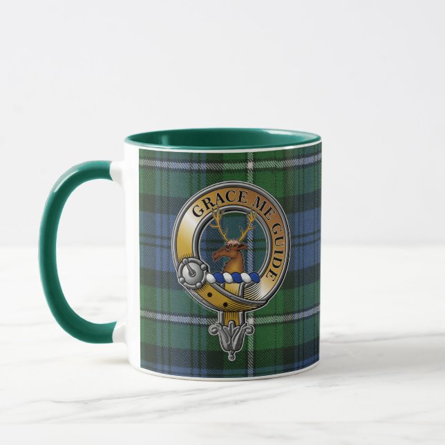 Forbes Tartan & Badge Mug (Left)