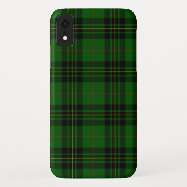 Forbes tartan green black plaid Case-Mate iPhone case (Back)