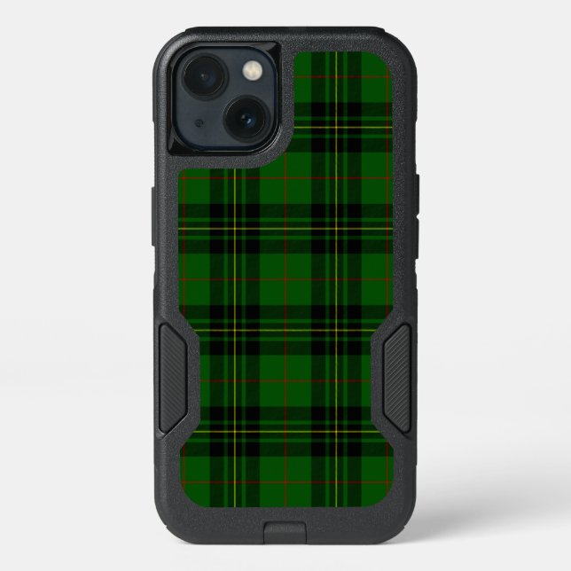 Forbes tartan green black plaid otterbox iPhone case (Back)