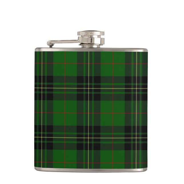 Forbes Tartan Plaid Flask (Front)