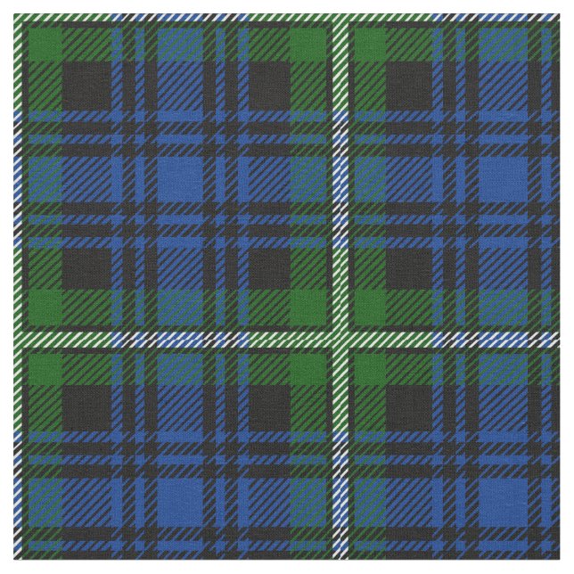 Forbes Tartan Print Fabric (Close Up)