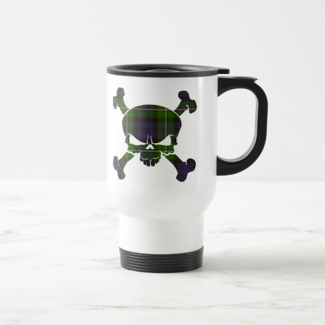 Forbes Tartan Skull No Banner Mug (Right)
