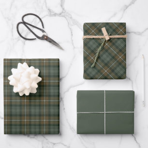 Forbes Weathered Original Scottish Tartan  Wrapping Paper Sheets
