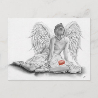 Forbidden Angel Ballerina Postcard