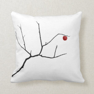 Forbidden by Leslie Peppers ~ Japanese Art Throw Pillow