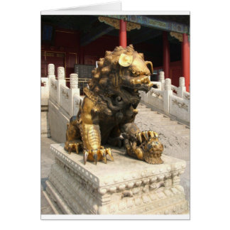 Forbidden City Bronze Lion Cards