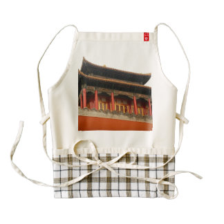 Forbidden City Building Zazzle HEART Apron