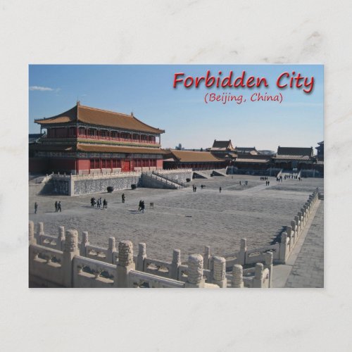 Forbidden City Postcard