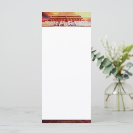 Forbidden City Rack Card (Standing Front)