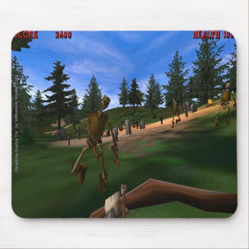 Forbidden Forest 3 Retro Mousepad