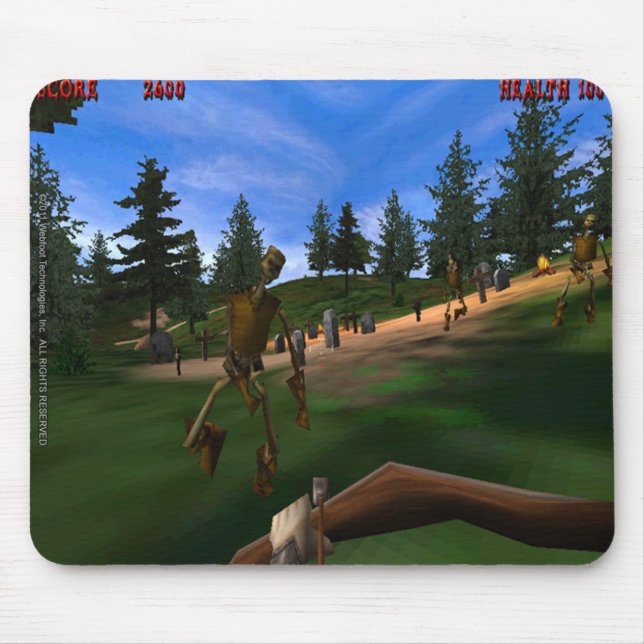 Forbidden Forest 3 Retro Mousepad (Front)