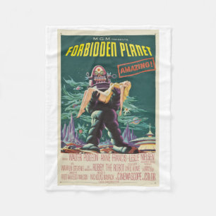 Forbidden Planet Monster Movie Blanket