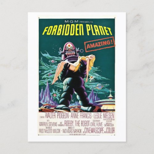 Forbidden Planet Postcard