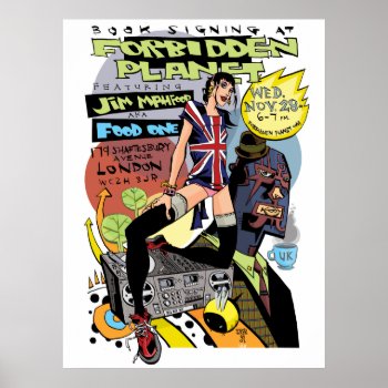 Forbidden Planet Print/poster Poster by 40ozcomics at Zazzle