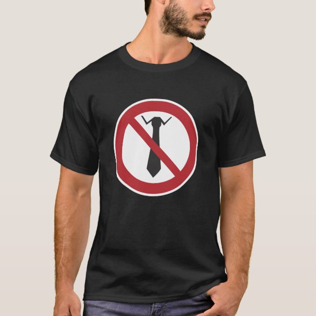 Forbidden sign for tuxedo funny design about tuxed T-Shirt (Front)