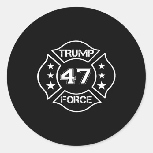 Force 47 Ultra Maga More Than Ever Never Surrender Classic Round Sticker