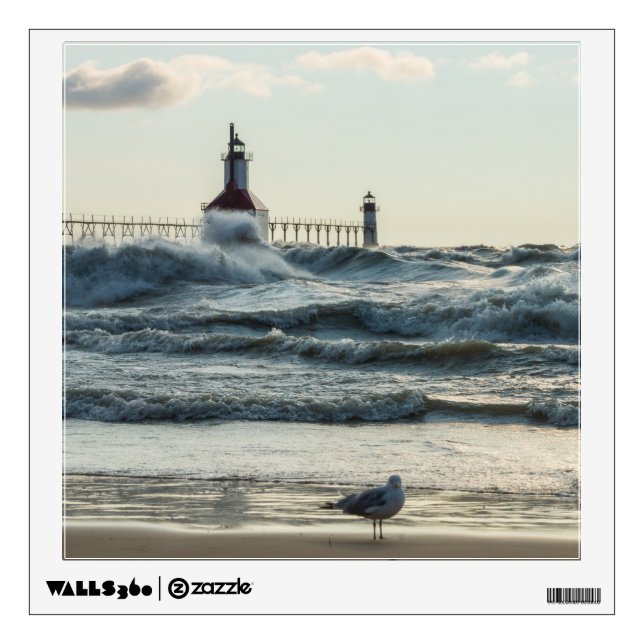 Force Behind Beauty Wall Sticker (Front)