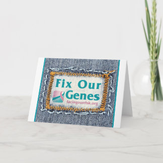 FORCE Fix Our Genes notecard