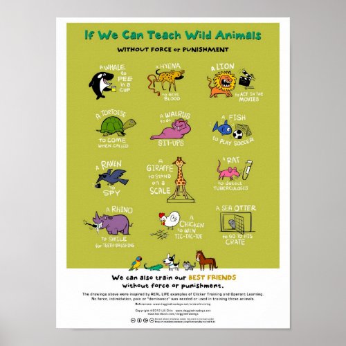 Force_Free Animal Training Poster 18x24