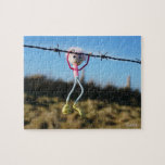 Force Fubby patser to Barbed wire. Jigsaw Puzzle