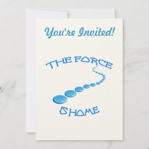 Force is Home Frisbee Invitation