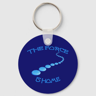 Force is Home Frisbee Keychain