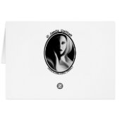 Force of Creation - Self Portrait Cards (Back Horizontal)