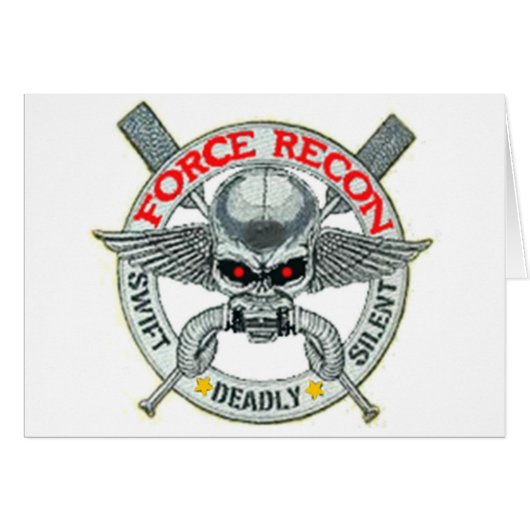 FORCE RECON CARDS (Front Horizontal)