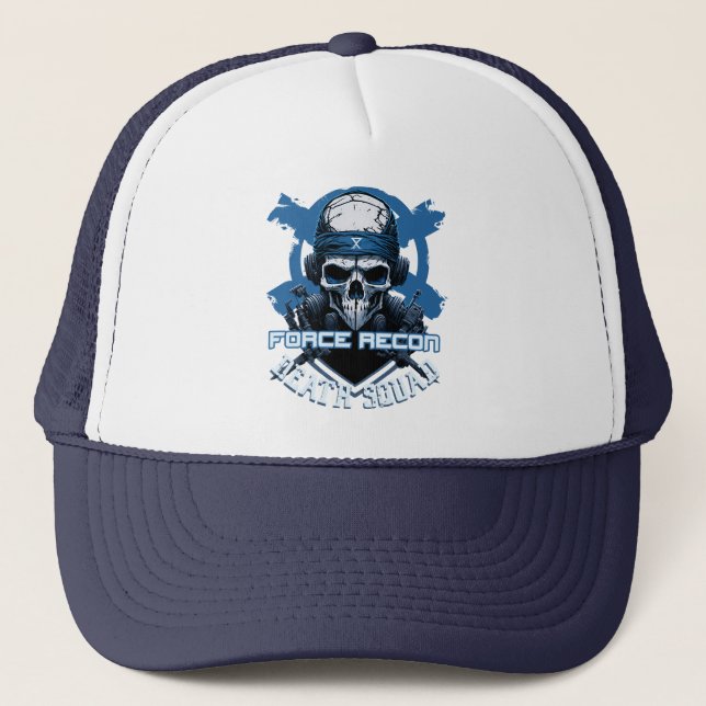 Force Recon Death Squad Trucker Hat (Front)