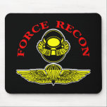 Force Recon Diver Jumpblack Mouse Pad<br><div class="desc">The United States Marine Corps. Yes I'm a Jarhead and Proud of it. Once a Marine Always a Marine. We have the EGA,  RECON,  and just about anything any Marine or Marine family member could ever want.</div>
