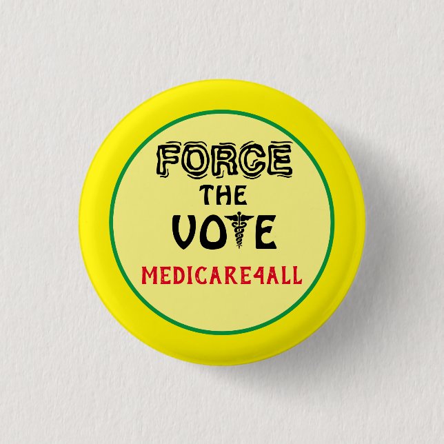 Force The Vote Button (Front)