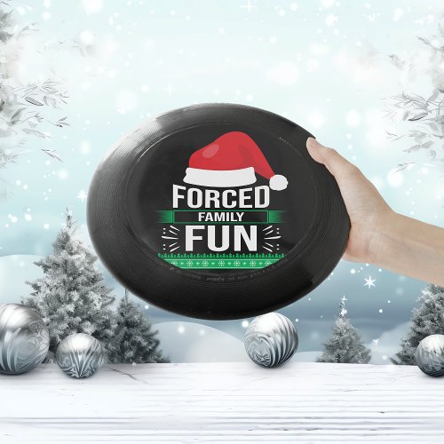 Forced Family Fun Christmas Humor Wham_O Frisbee