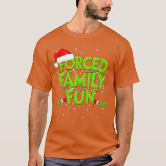 Forced Family Fun Christmas s Matching Family Paja T-Shirt