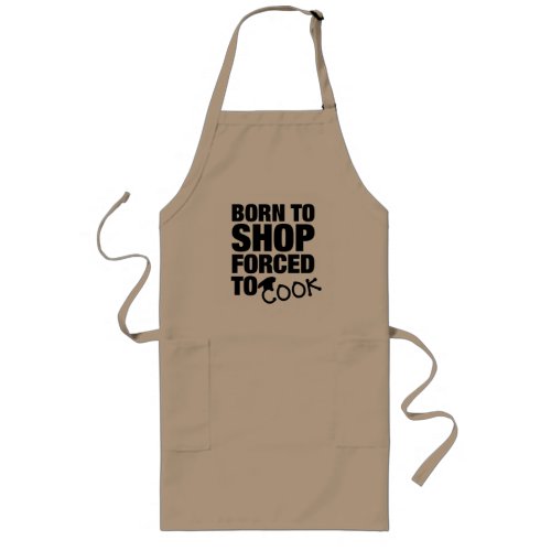 FORCED TO COOK LONG APRON