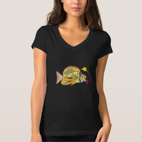 Forceps fish long_nosed butterfly fish T_Shirt