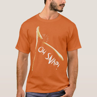Forcula Wishbone On Snap Wishing Bone Thanksgiving T-Shirt