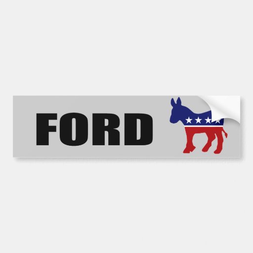 Ford dole bumper sticker